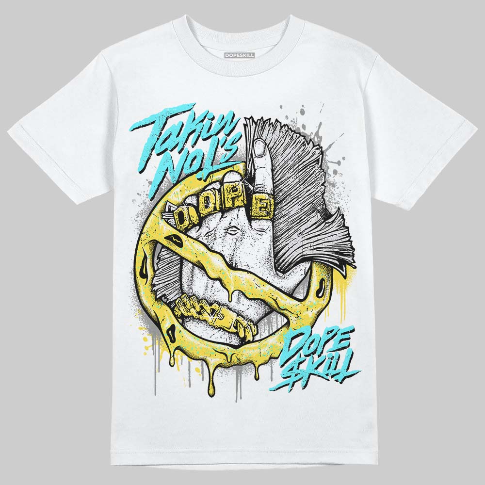 Aqua 5s DopeSkill T-Shirt Takin No L's Graphic