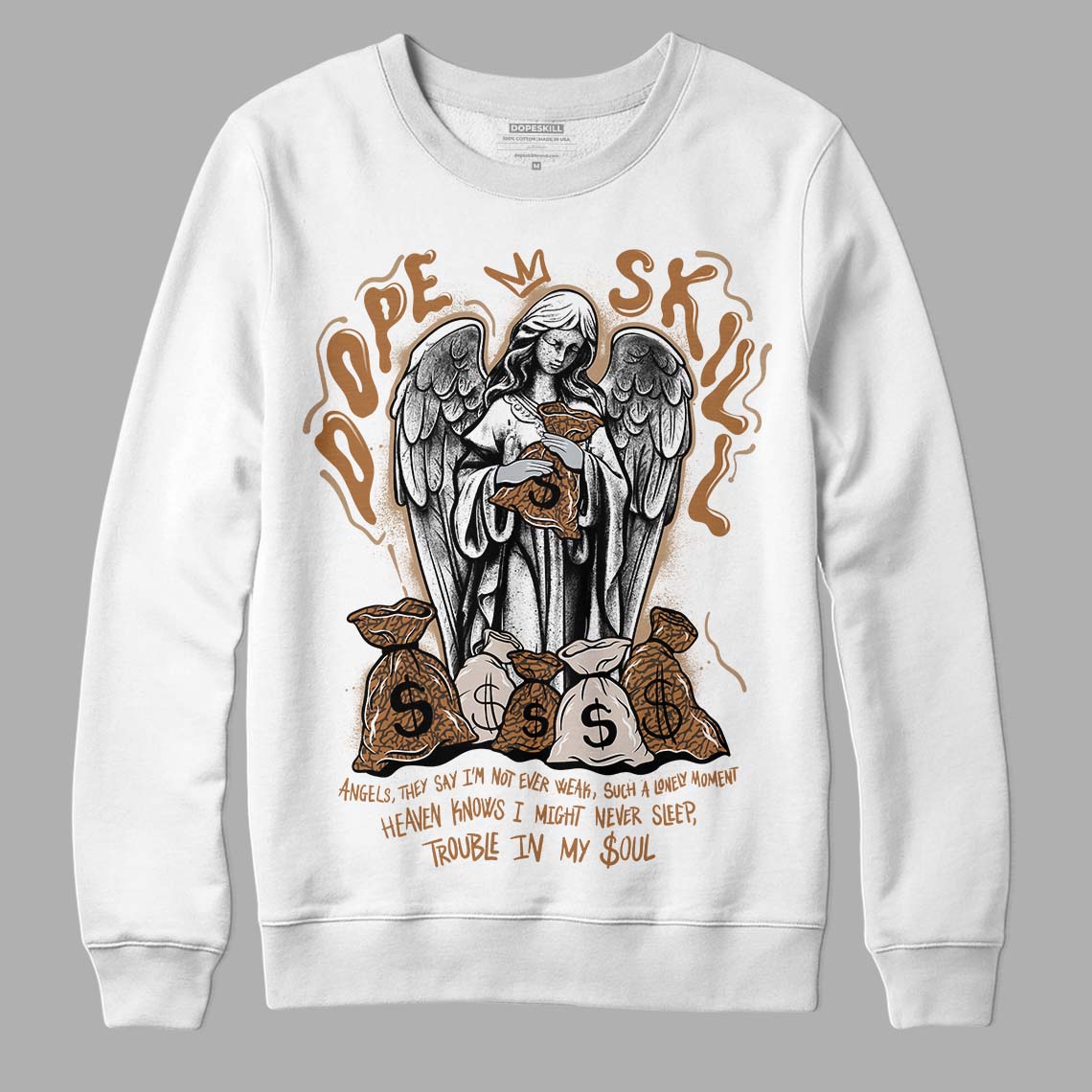 Palomino 3s DopeSkill Sweatshirt Angels Graphic