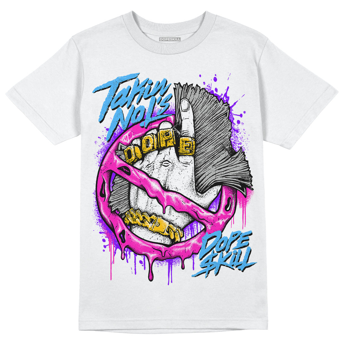 Dunk Low Active Fuchsia DopeSkill T-Shirt Takin No L's Graphic