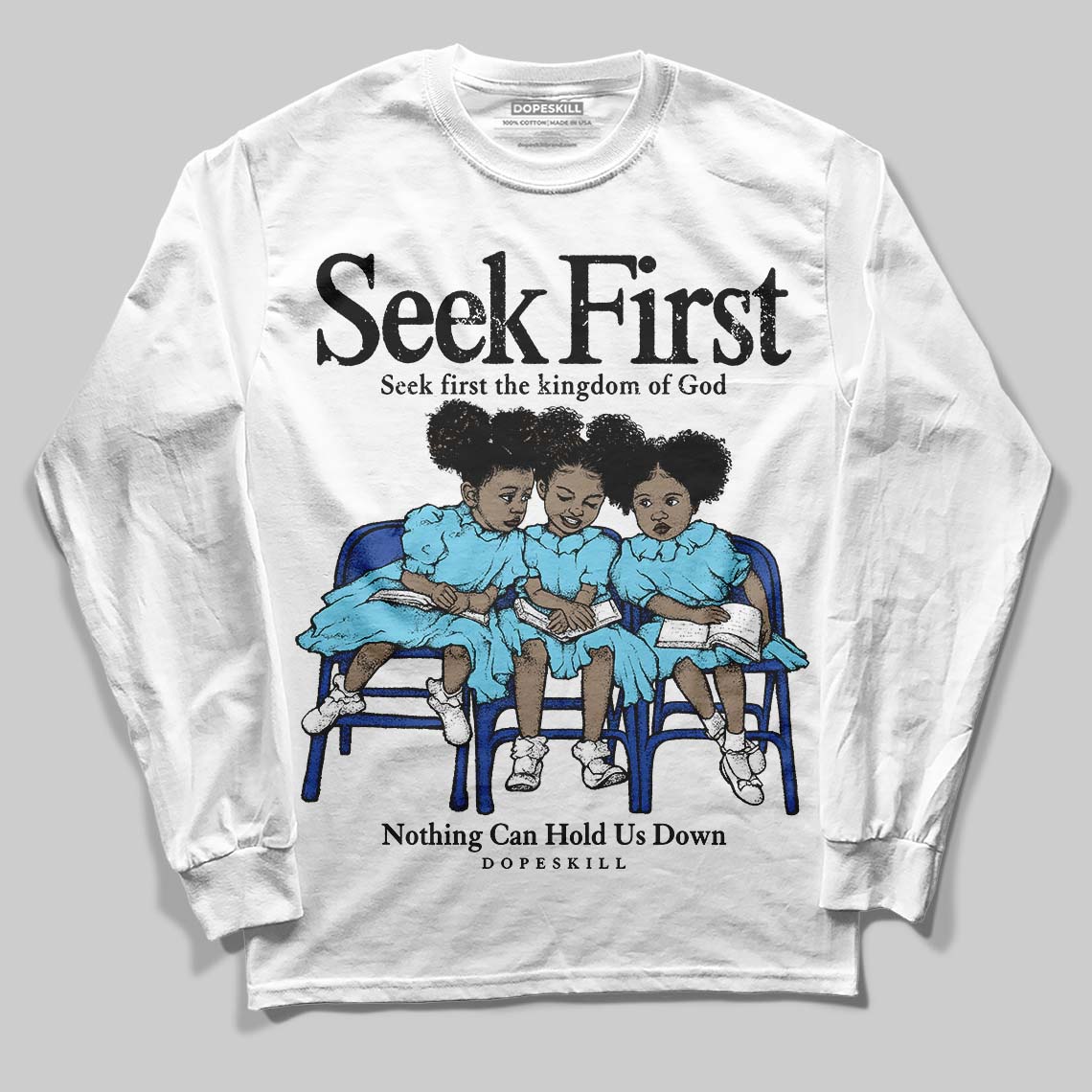 SB Dunk Argon DopeSkill Long Sleeve T-Shirt New Seek First Graphic