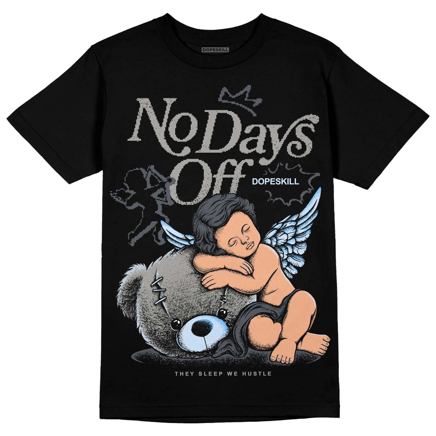 Cool Grey 11s DopeSkill T-Shirt New No Days Off Graphic