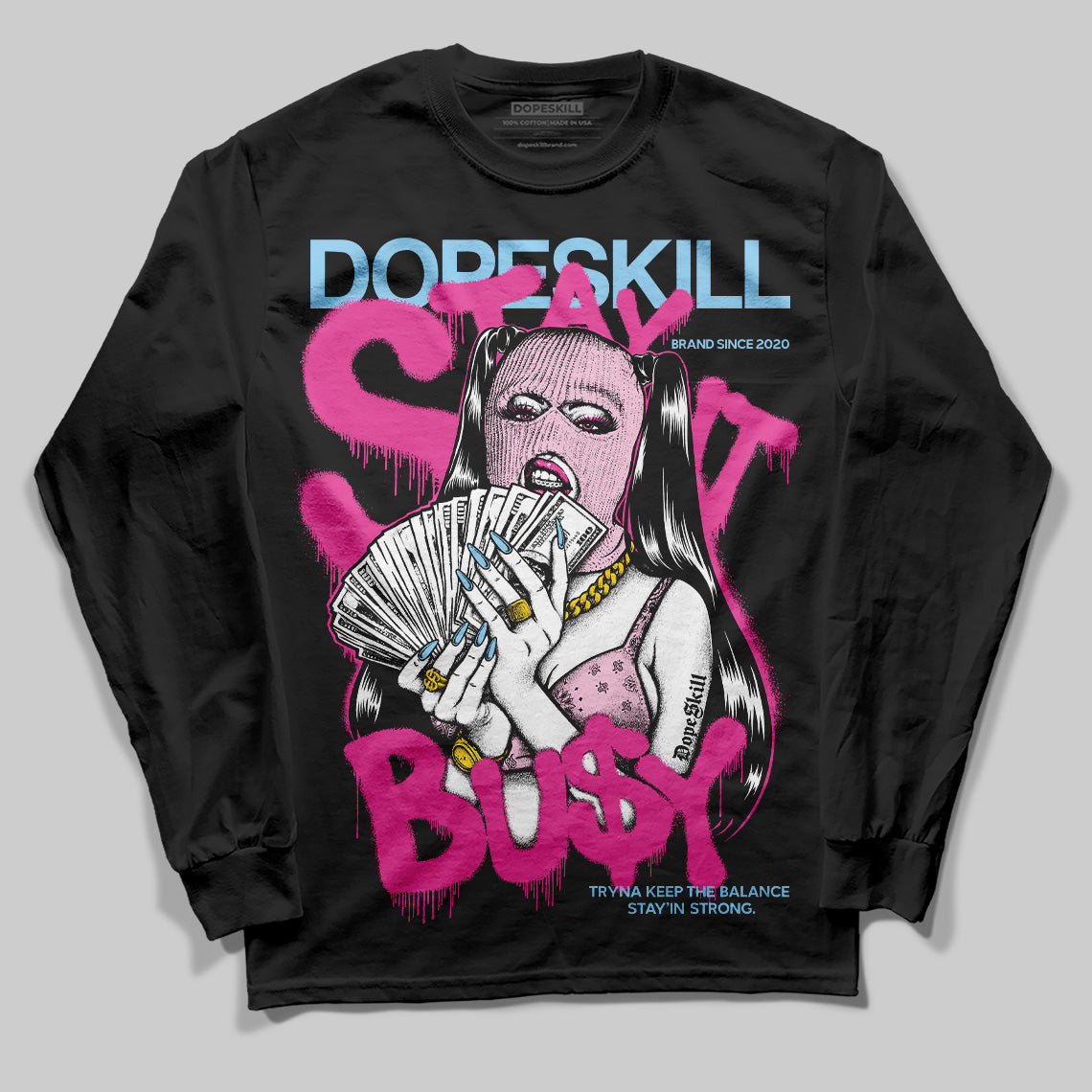 Doernbecher 6s DopeSkill Long Sleeve T-Shirt Stay It Busy Graphic