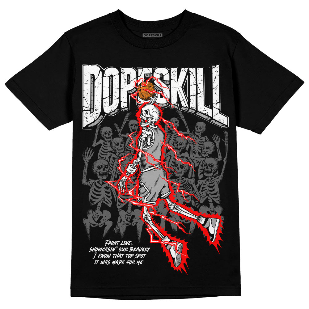 Black and White Collection DopeSkill T-Shirt Thunder Dunk Graphic