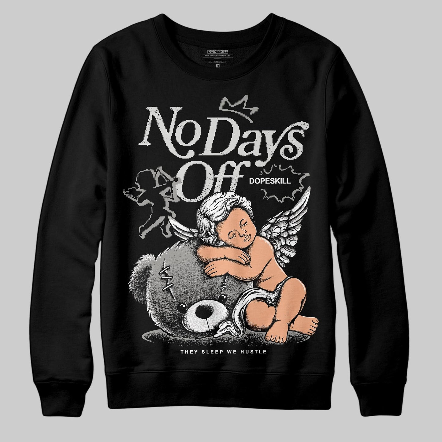 Pure Money 3s DopeSkill Sweatshirt New No Days Off Graphic