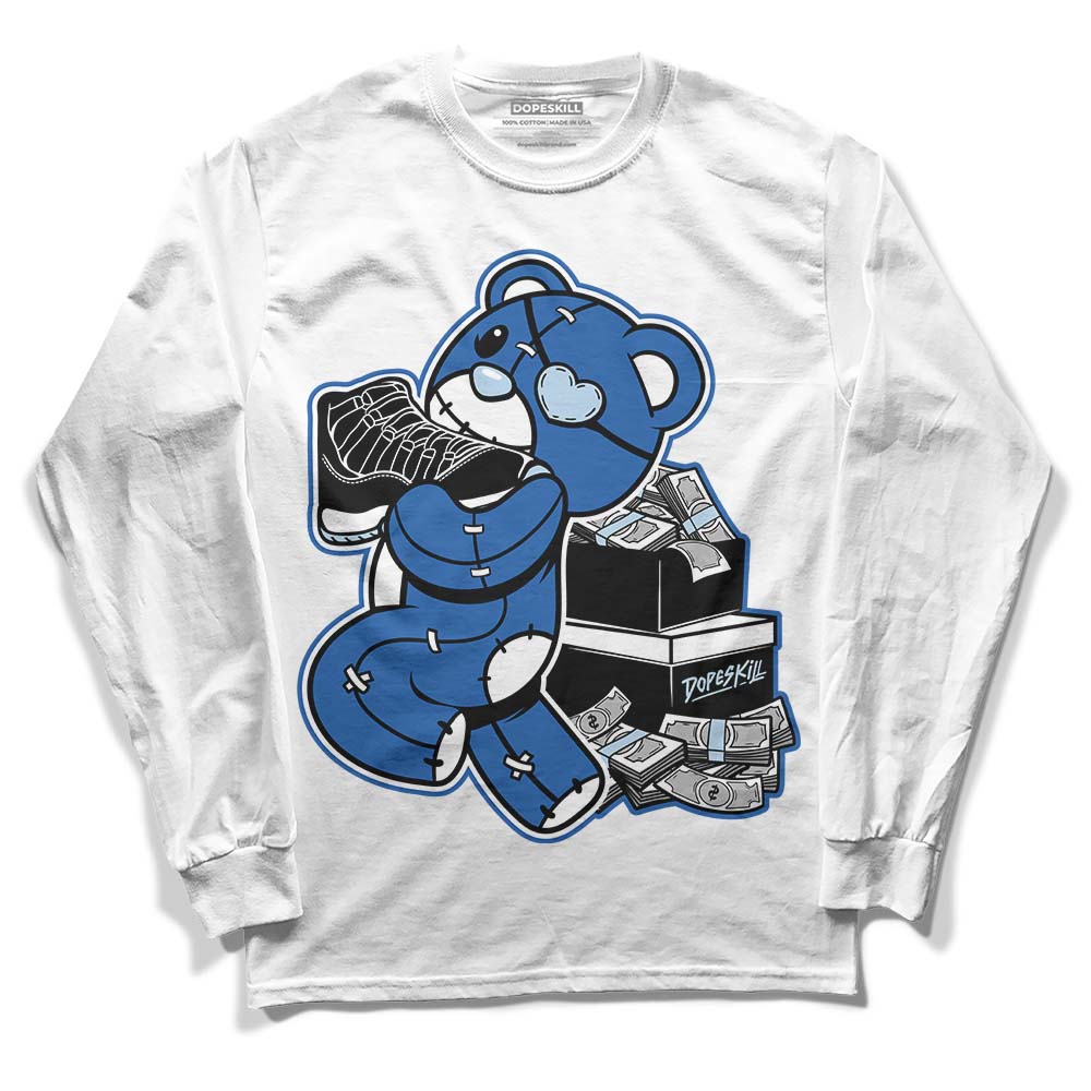 Space Jam 11s DopeSkill Long Sleeve T-Shirt Bear Steals Sneaker Graphic