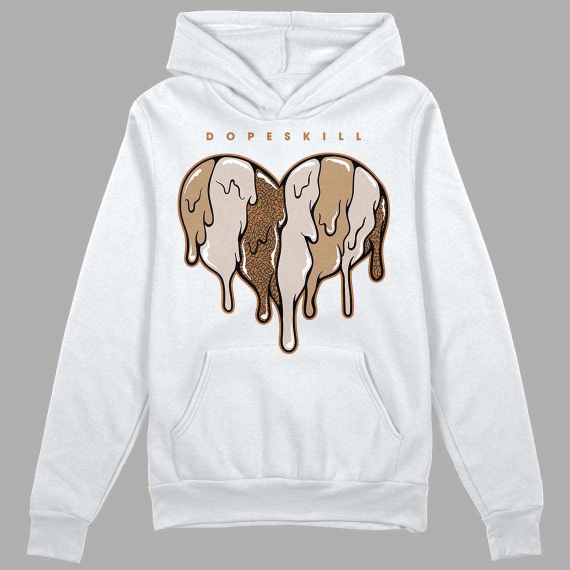 Palomino 3s DopeSkill Hoodie Sweatshirt Slime Drip Heart Graphic
