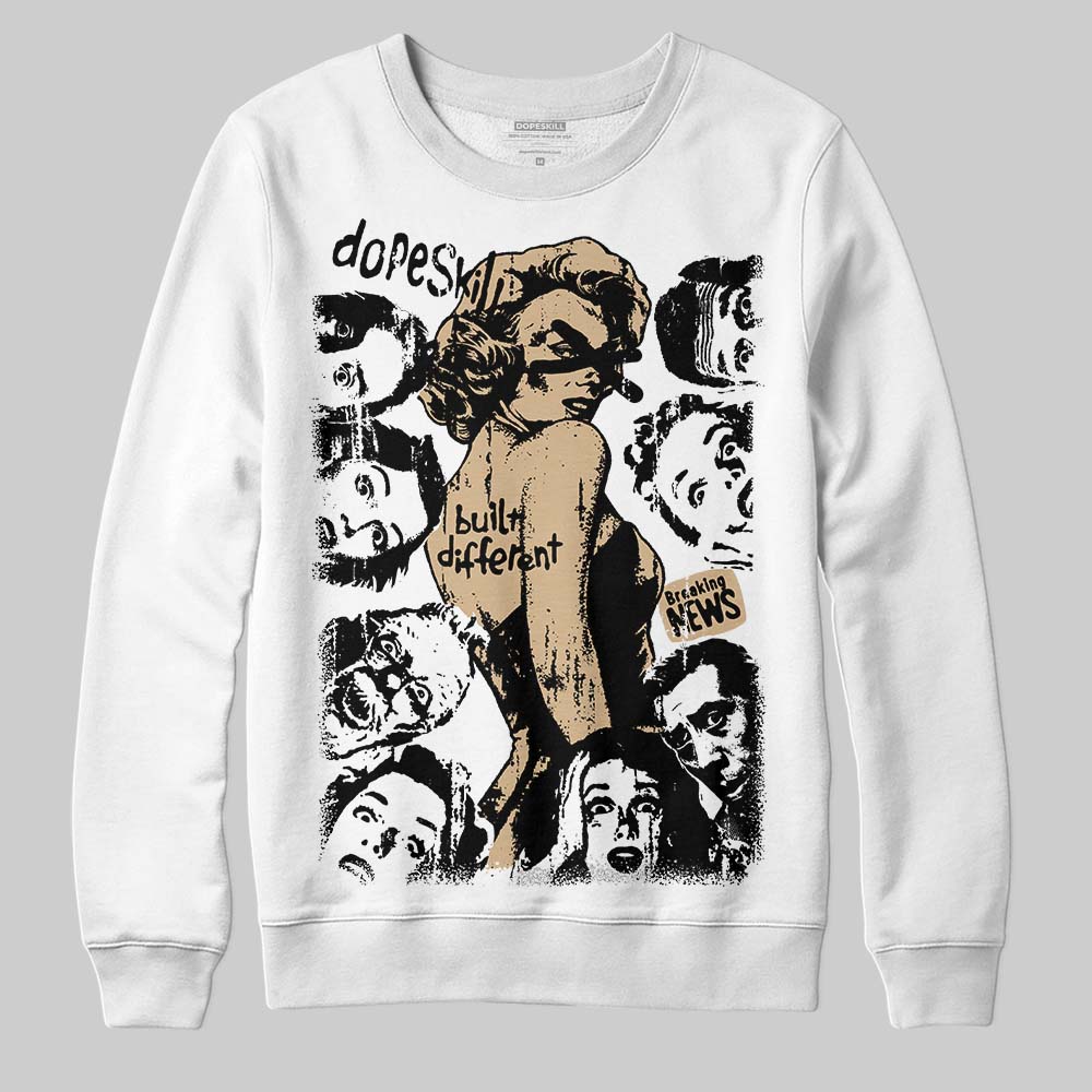 TAN Collection DopeSkill Sweatshirt Built Different Graphic