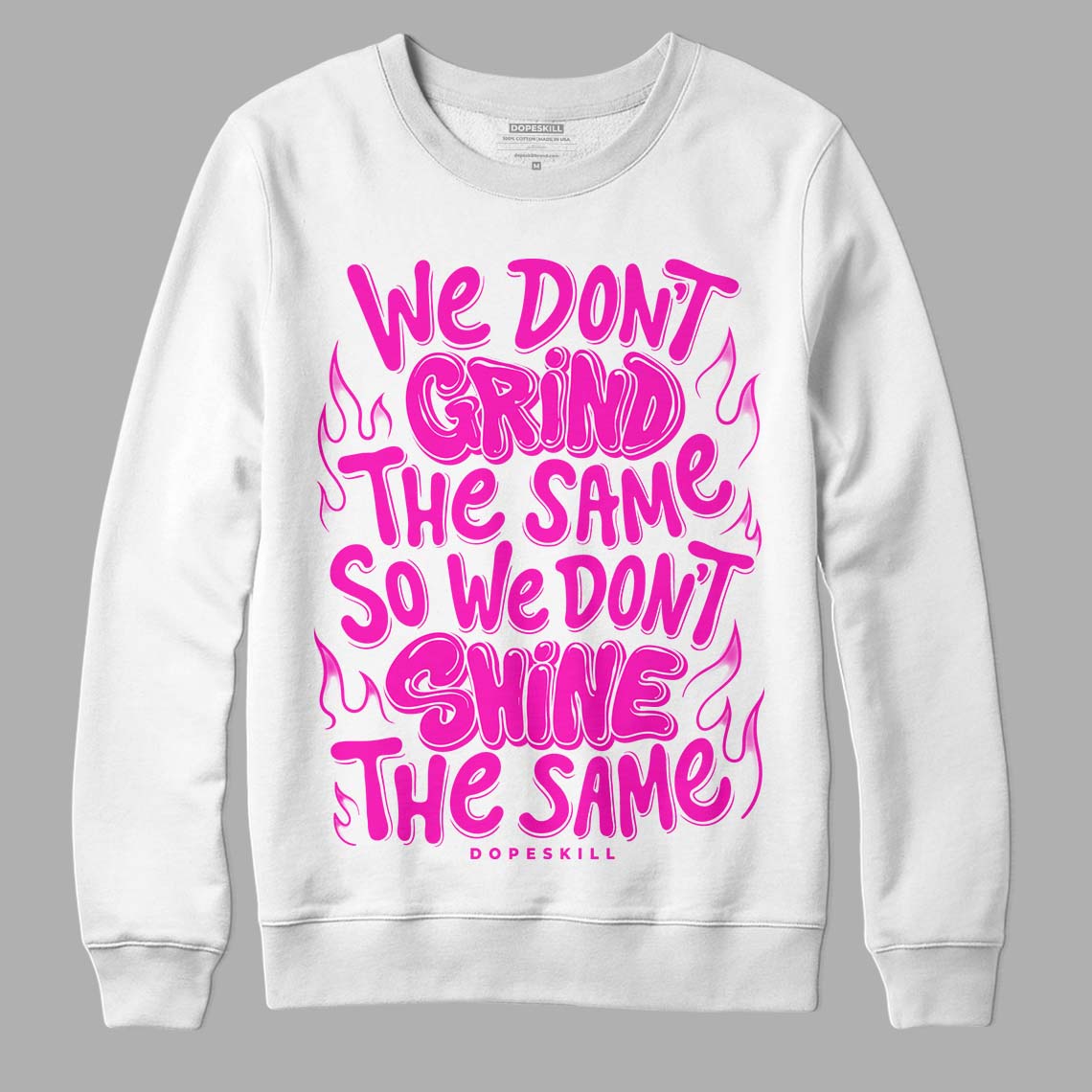 Dunk Low Active Fuchsia DopeSkill Sweatshirt Grind Shine Graphic