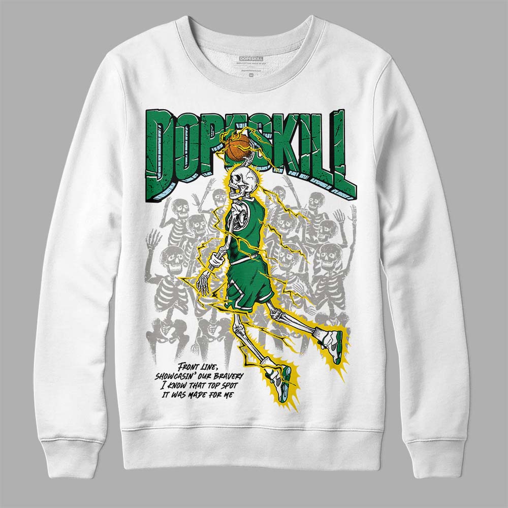 Lucky Green 5s DopeSkill Sweatshirt Thunder Dunk Graphic