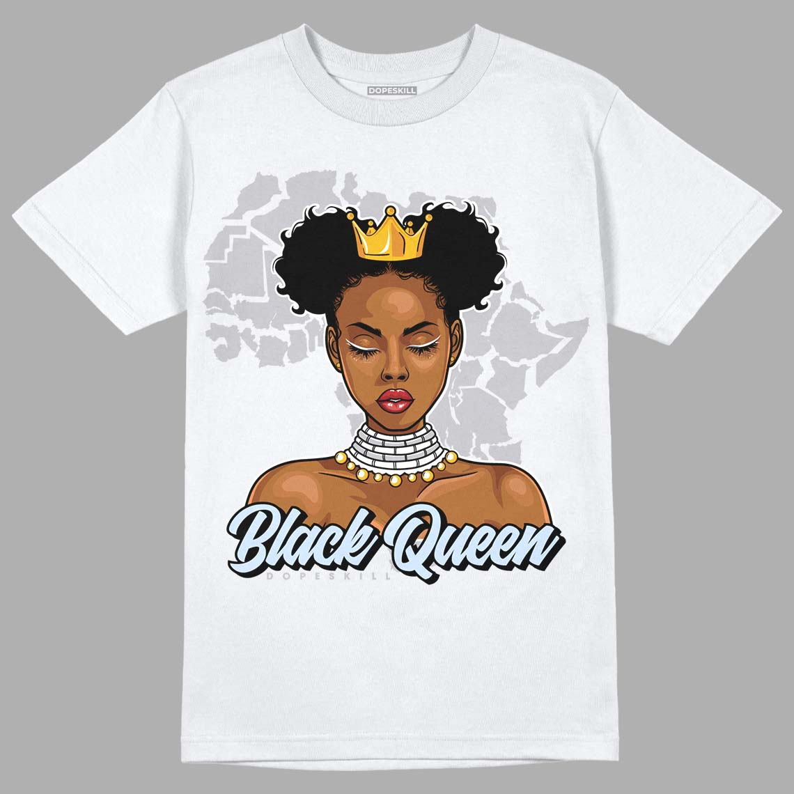 Cement Grey 11s DopeSkill T-Shirt Black Queen Graphic