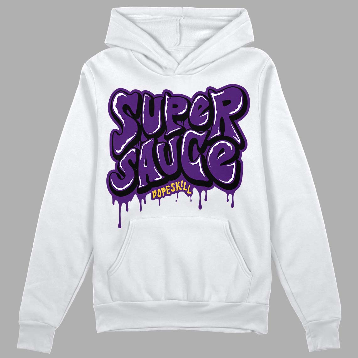 Field Purple 12s DopeSkill Hoodie Sweatshirt Super Sauce Graphic