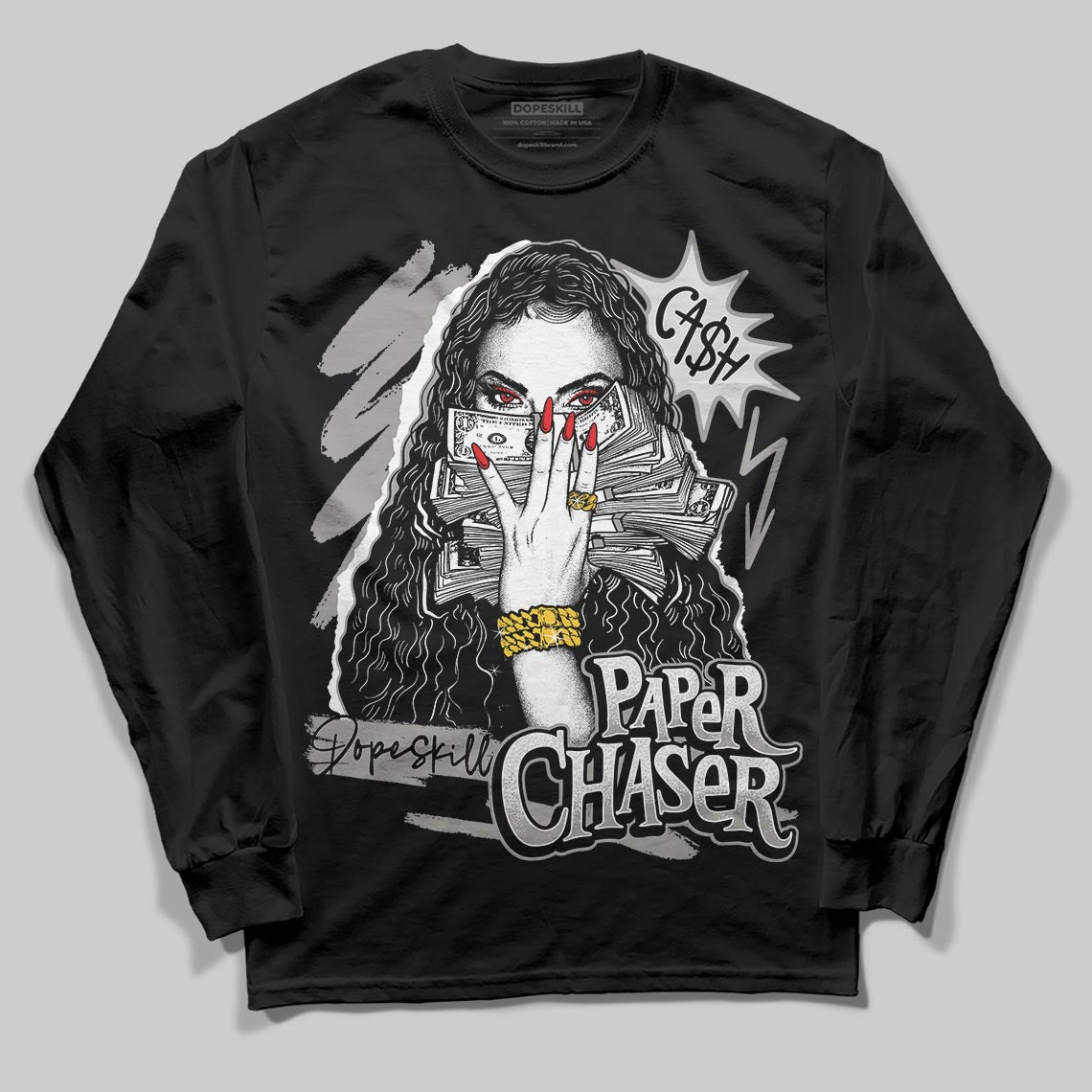 Pure Money 3s DopeSkill Long Sleeve T-Shirt NPC Graphic