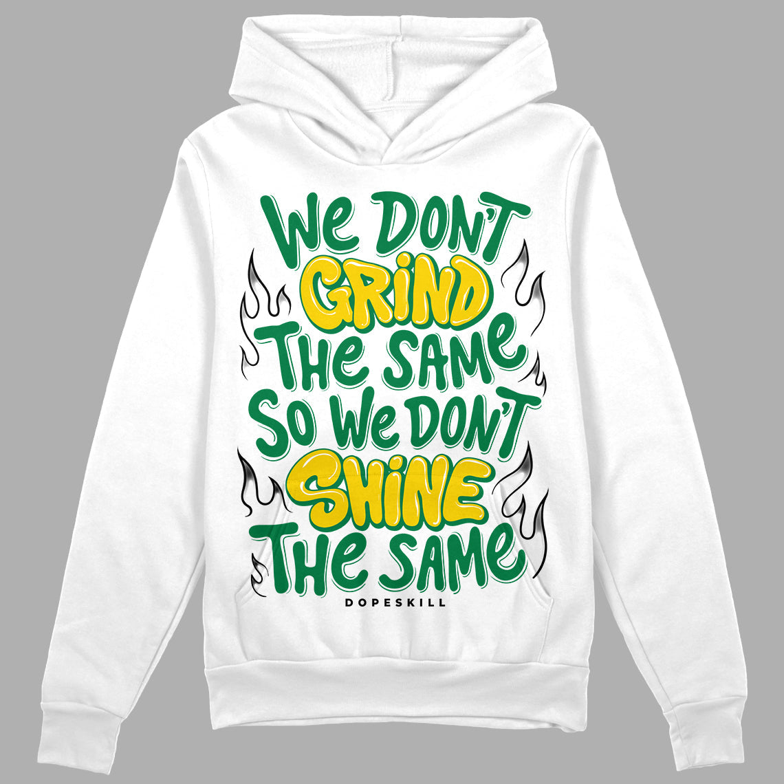 Lucky Green 5s DopeSkill Hoodie Sweatshirt Grind Shine Graphic