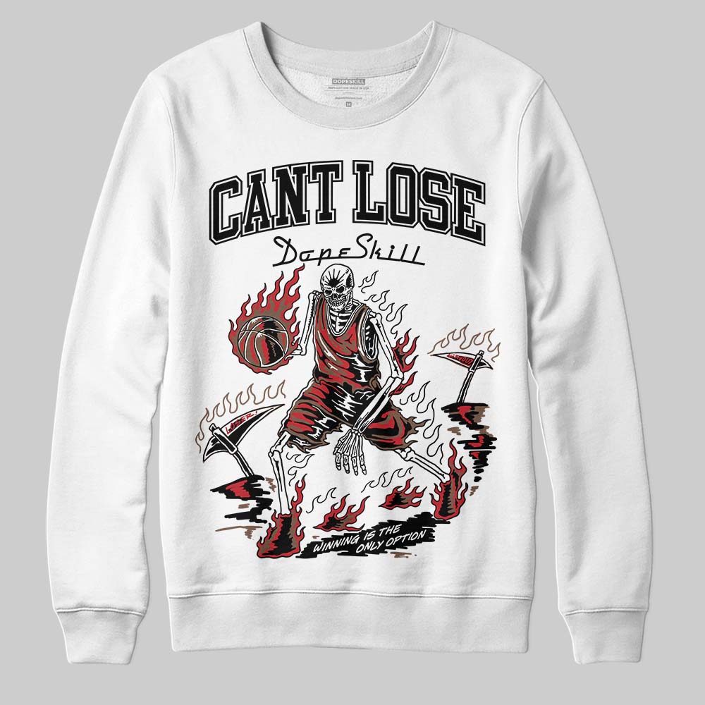 Olive 9s DopeSkill Sweatshirt Cant Lose Graphic