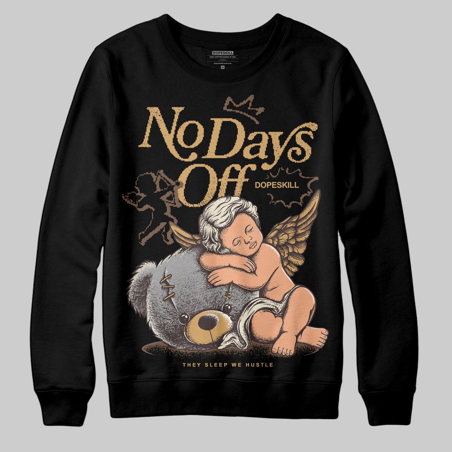 Earth 5s DopeSkill Sweatshirt New No Days Off Graphic