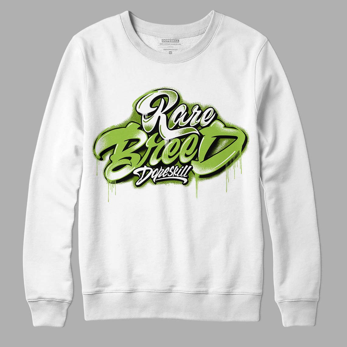 Dunk Low 'Chlorophyll' DopeSkill Sweatshirt Rare Breed Type Graphic
