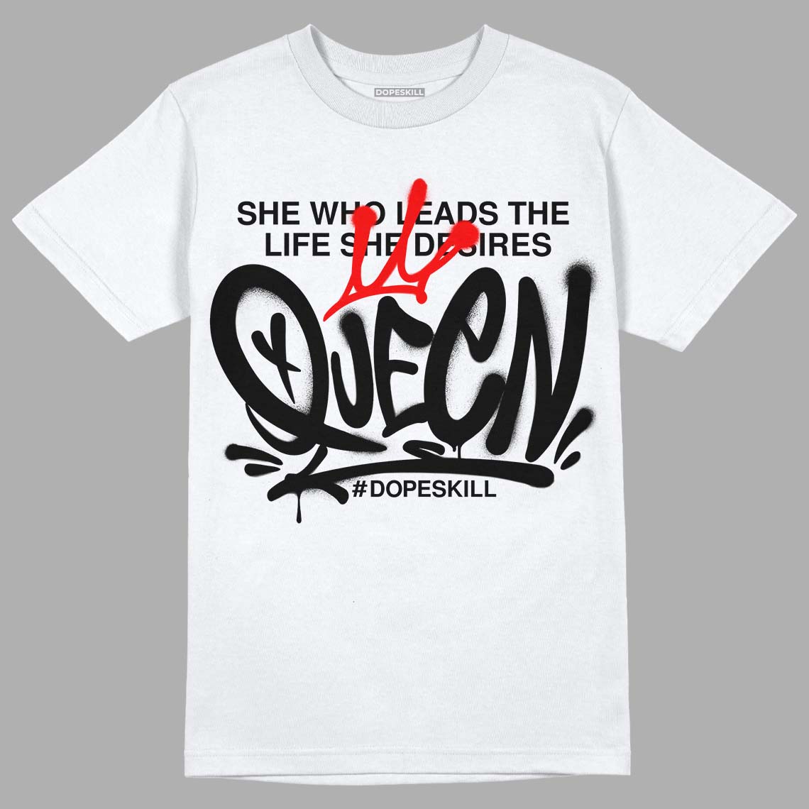 Dunk Low Panda White Black DopeSkill T-Shirt Queen Graphic