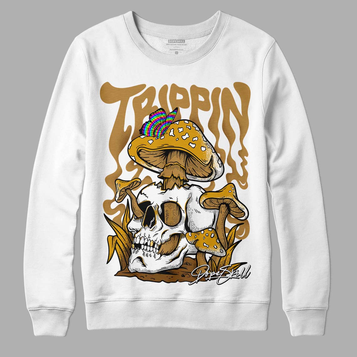 Wheat 13s DopeSkill Sweatshirt Trippin Graphic