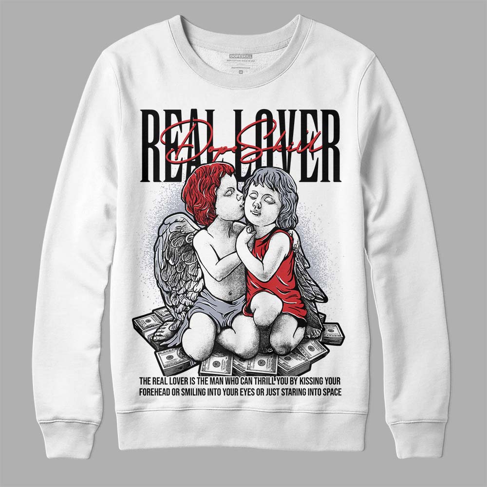 Bred Reimagined 4s DopeSkill Sweatshirt Real Lover Graphic