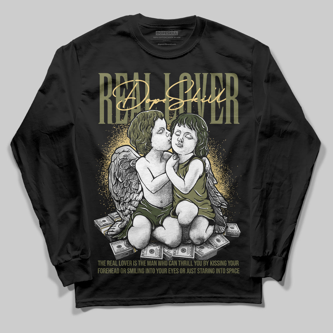 Craft Olive 4s DopeSkill Long Sleeve T-Shirt Real Lover Graphic
