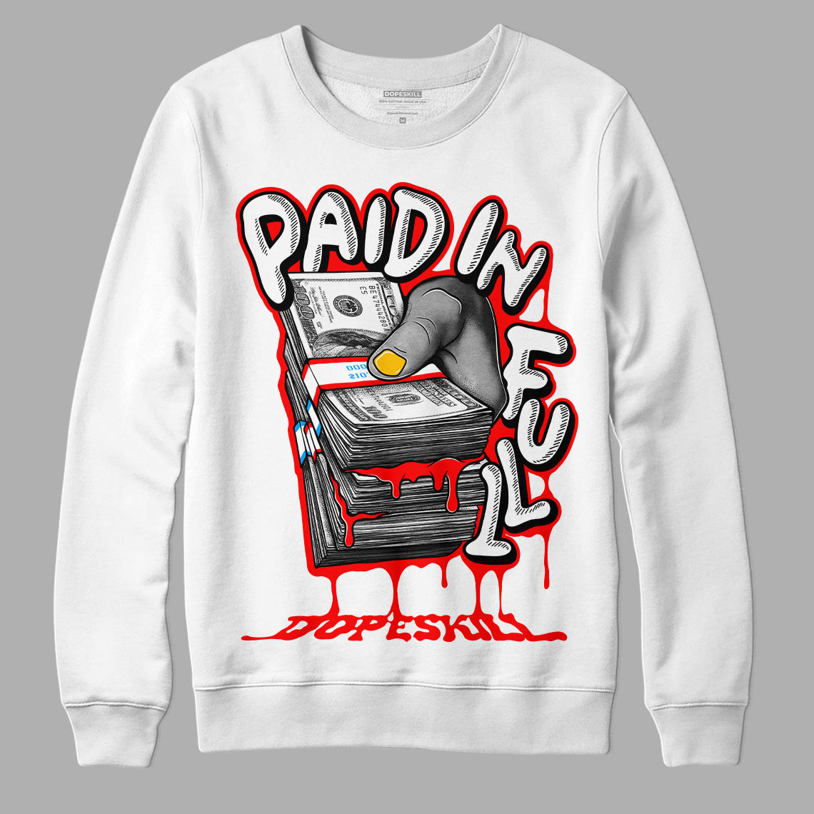 Fruity Pebbles Dunks DopeSkill Sweatshirt Paid In Full Graphic