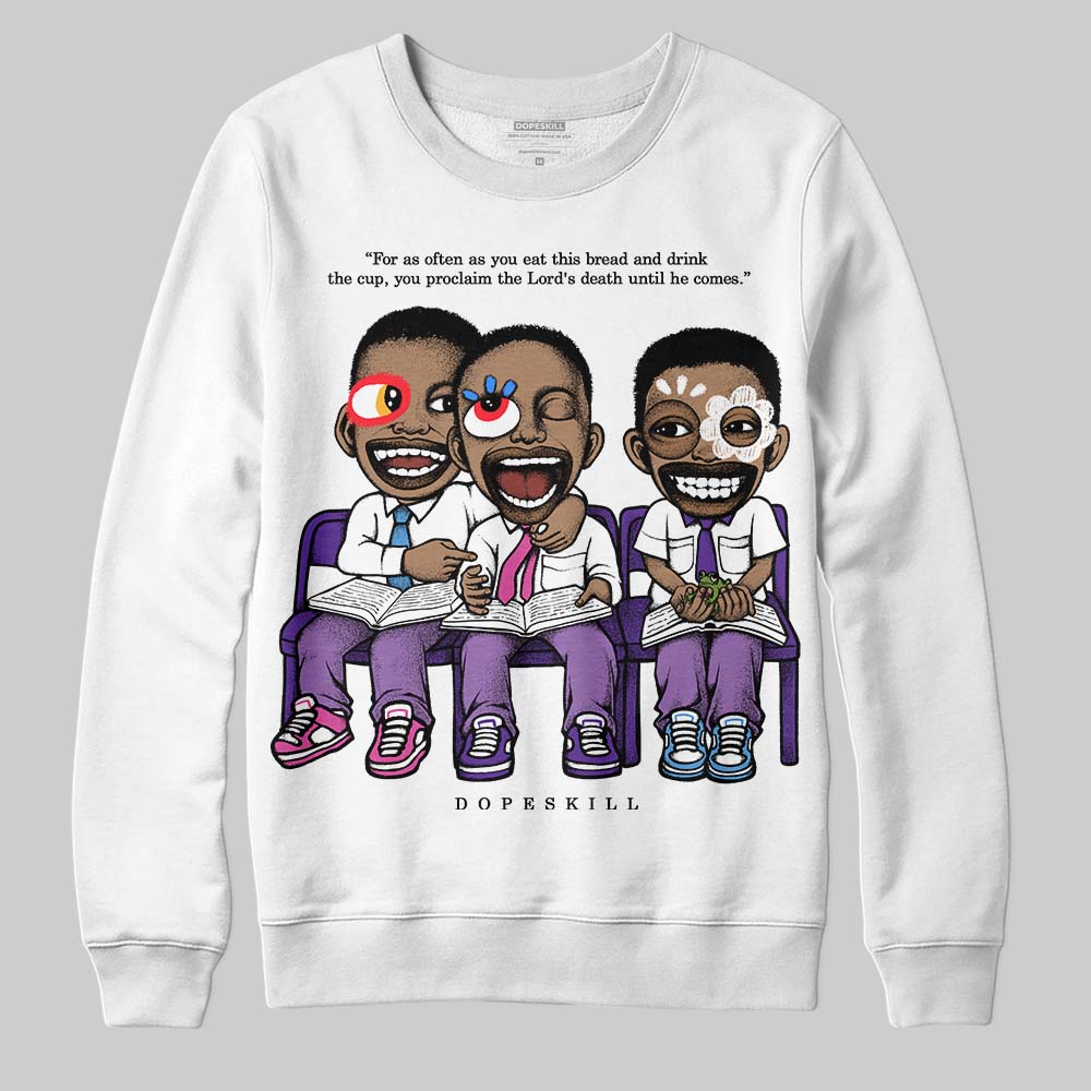 PURPLE Collection DopeSkill Sweatshirt First Sunday Graphic