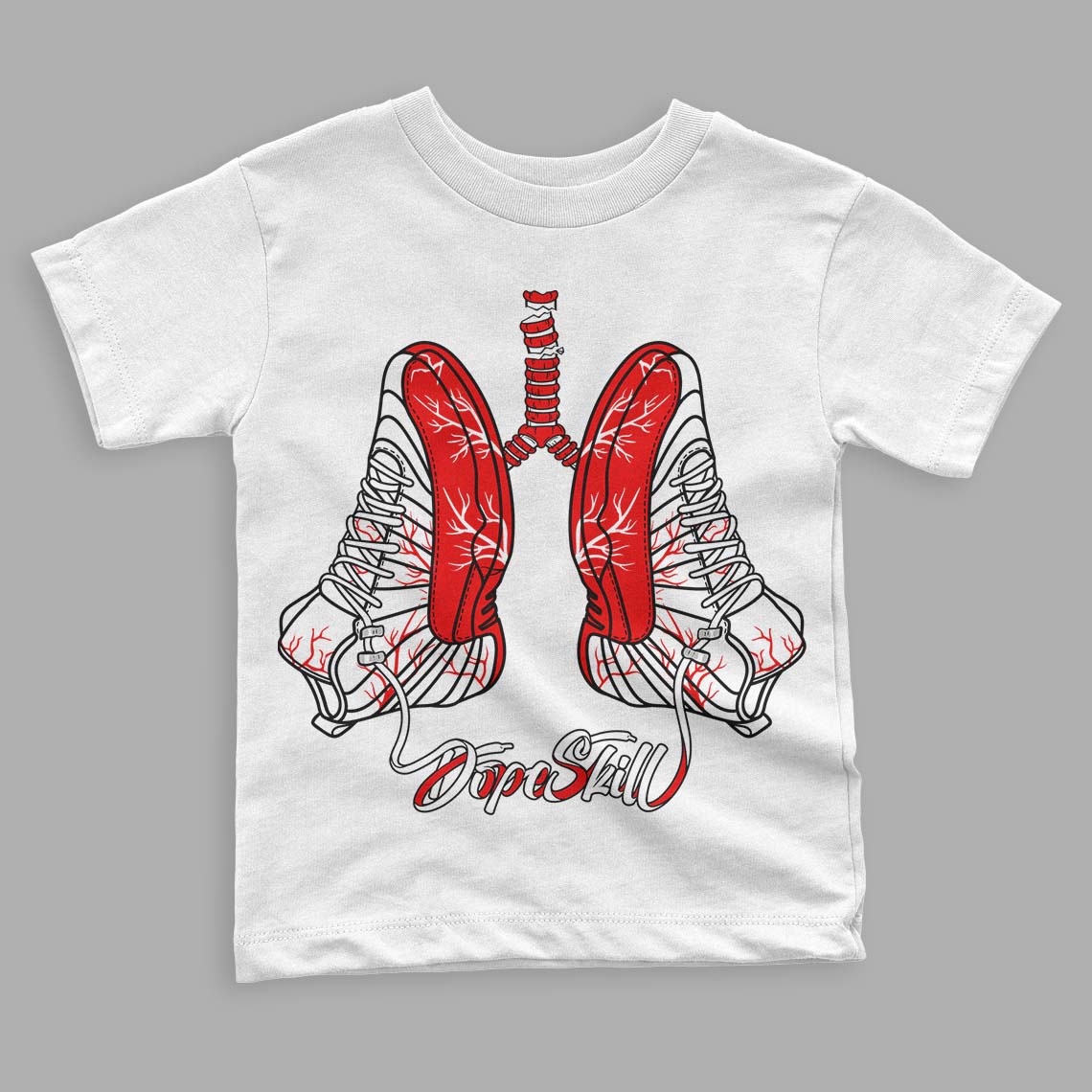 Cherry 12s DopeSkill Toddler Kids T-shirt Breathe Graphic