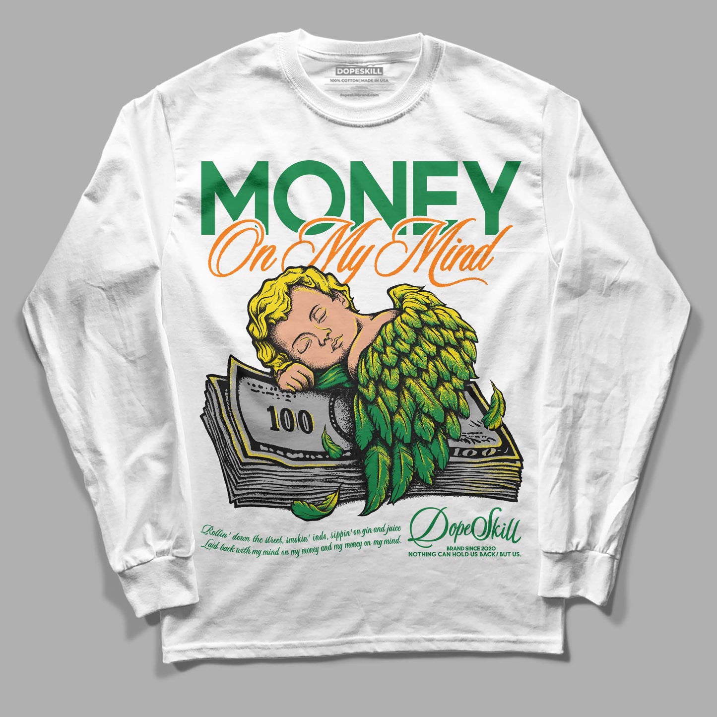 Dunk Low Reverse Brazil DopeSkill Long Sleeve T-Shirt MOMM Graphic