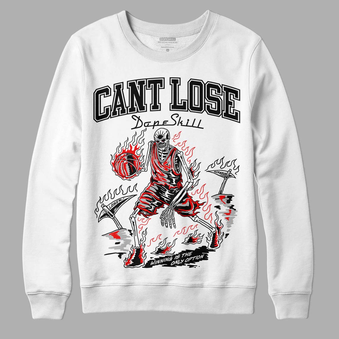 Dunk Low Panda White Black DopeSkill Sweatshirt Cant Lose Graphic