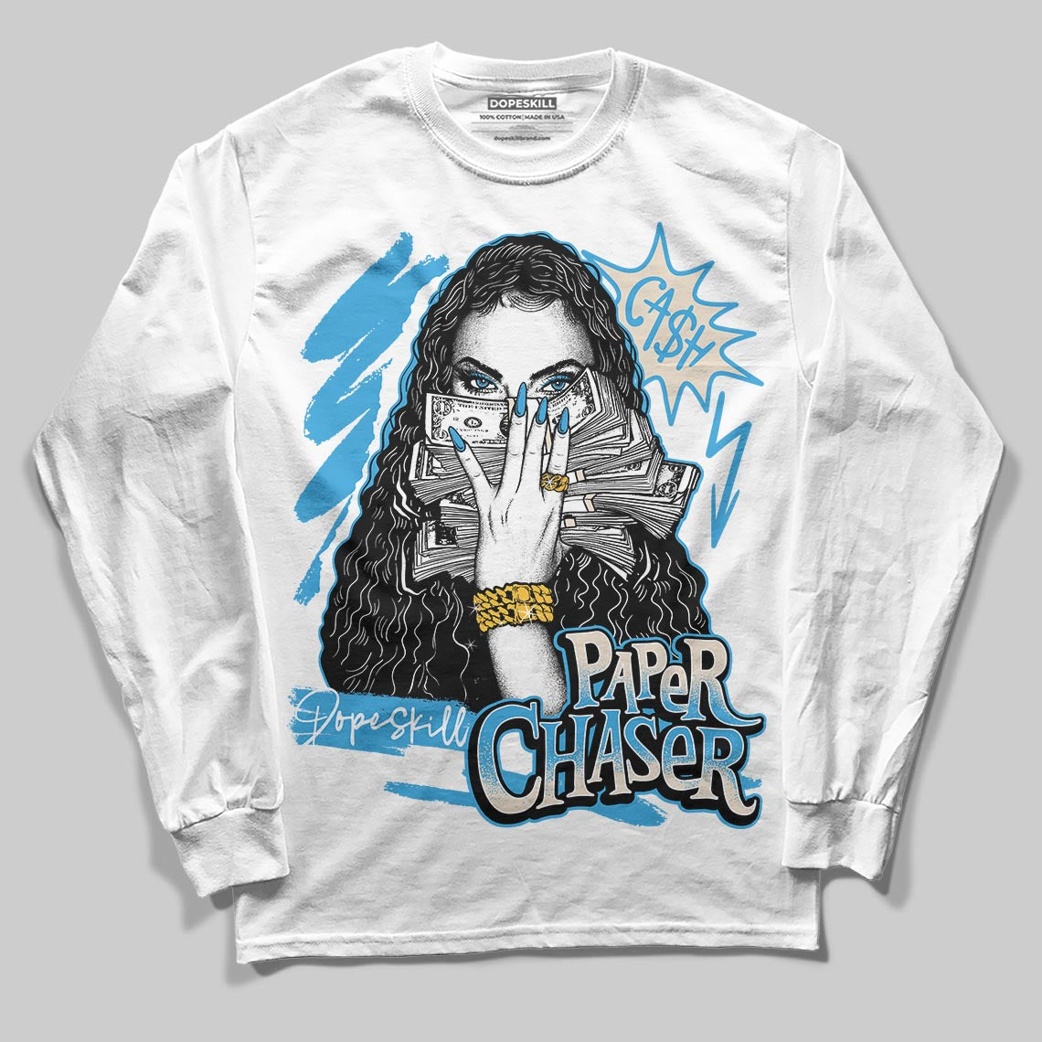 UNC Reimagined 1s DopeSkill Long Sleeve T-Shirt NPC Graphic