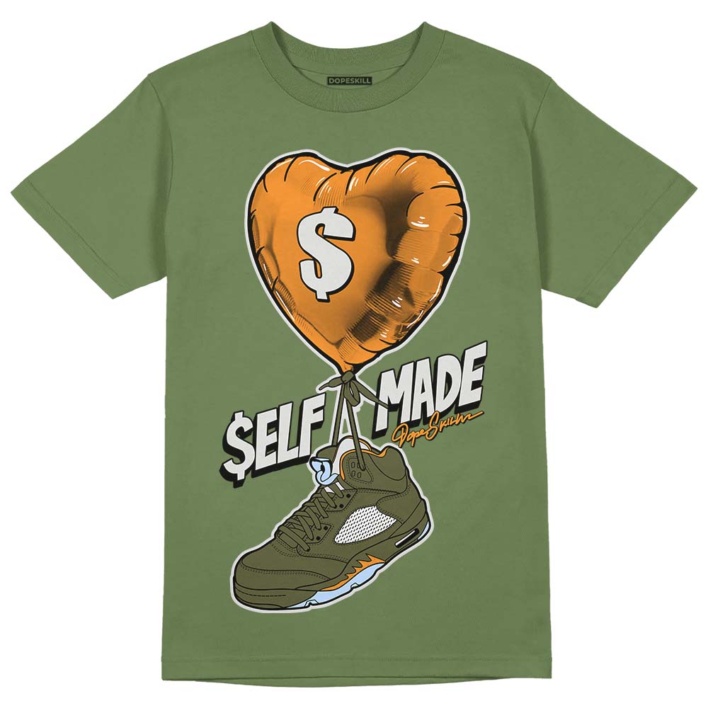 Olive 5s DopeSkill Olive T-shirt Self Made Graphic