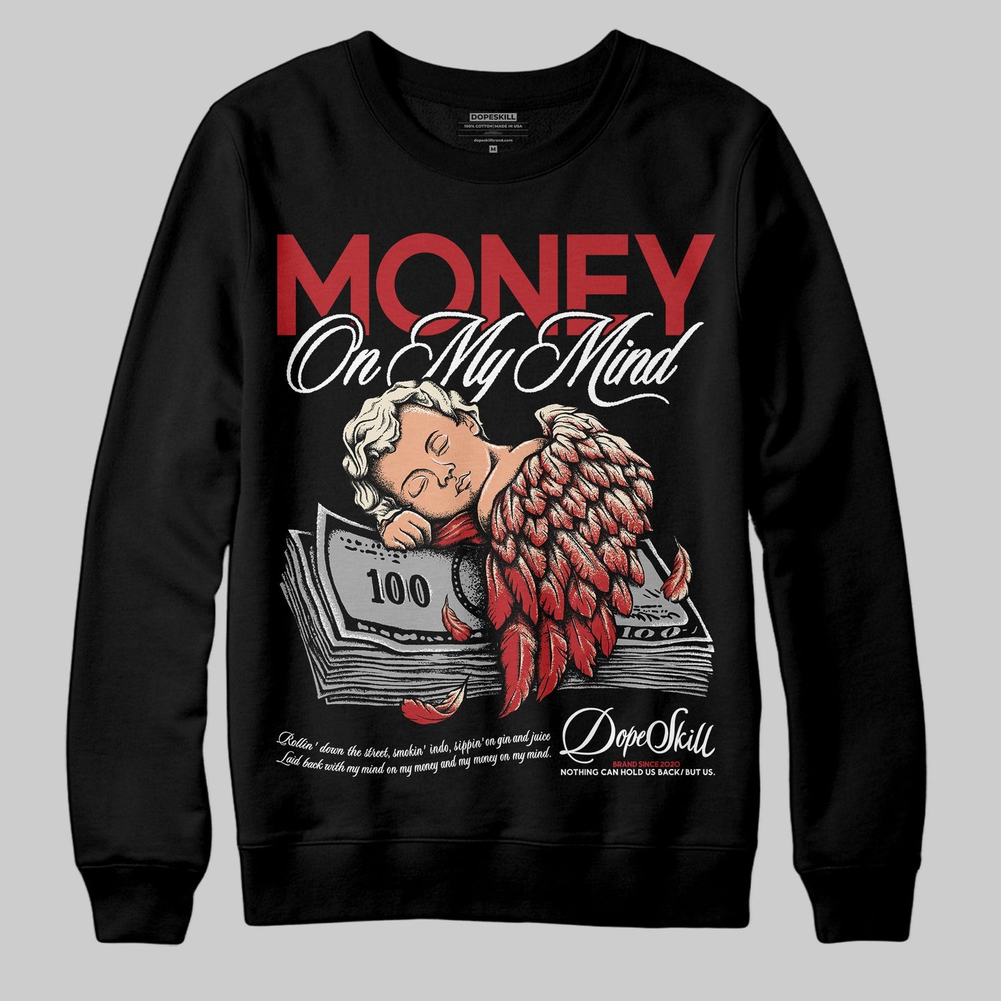 Black Toe Reimagined 1s DopeSkill Sweatshirt MOMM Graphic