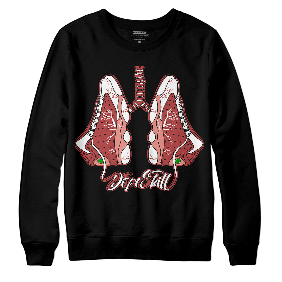Dune Red 13s DopeSkill Sweatshirt Breathe Graphic