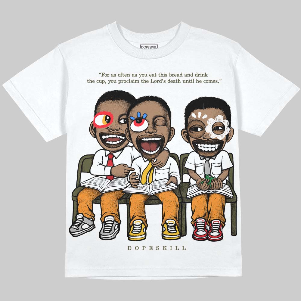 Olive 5s DopeSkill Oversize Print T-Shirt First Sunday Graphic