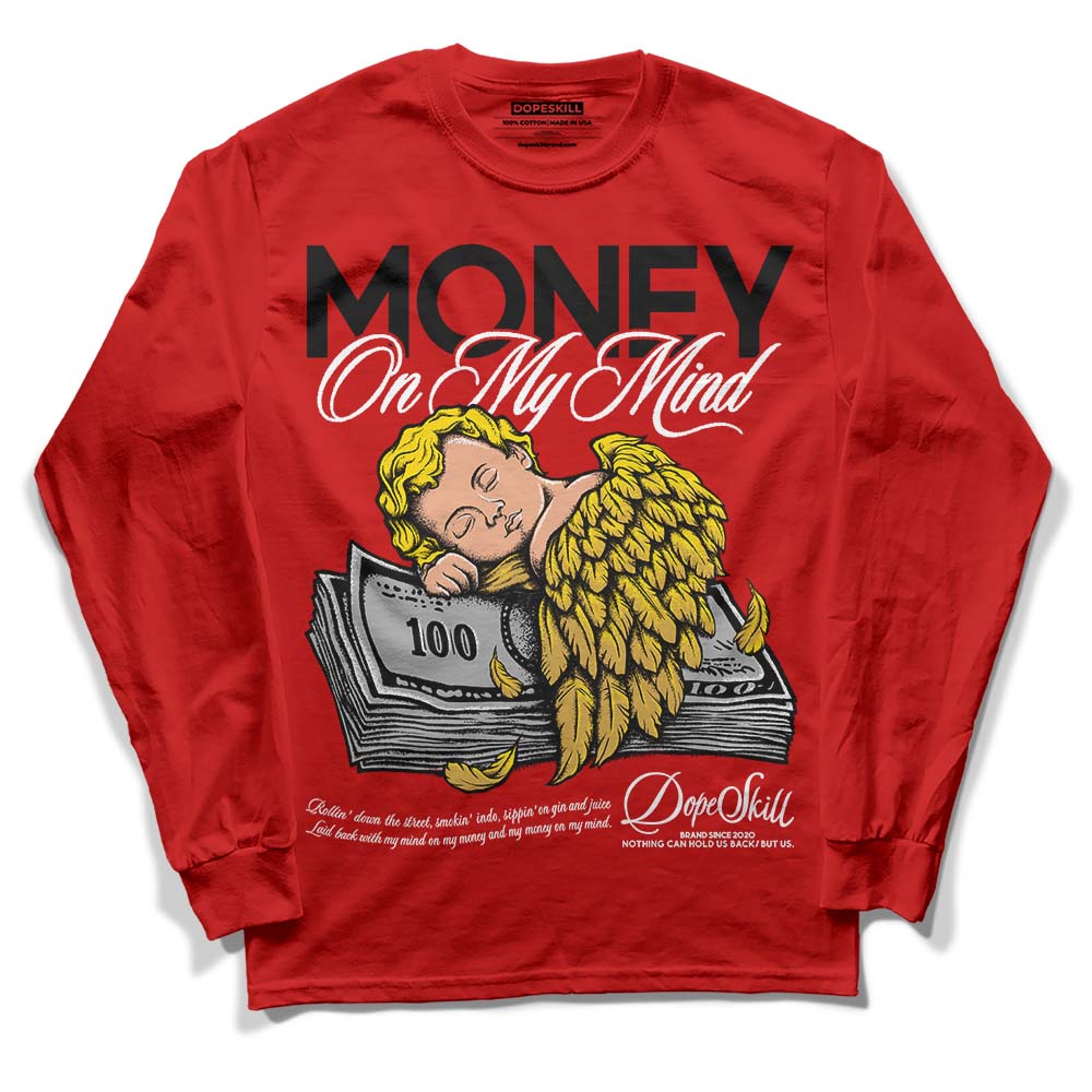 Red Collection DopeSkill Red Long Sleeve T-Shirt MOMM Graphic