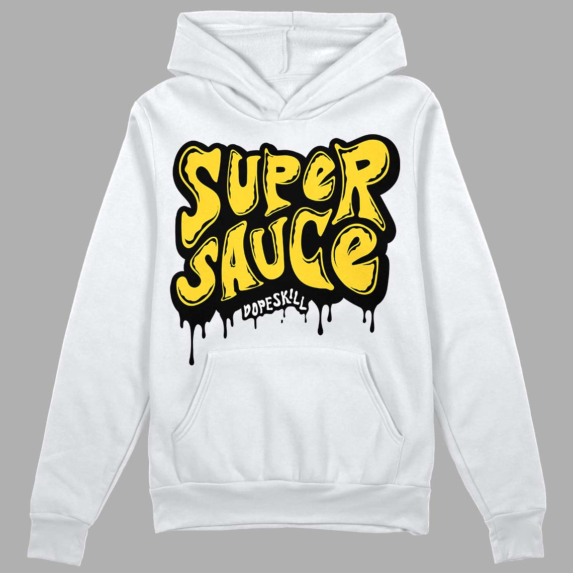 Black Tour Yellow AJ 4 Thunder DopeSkill Hoodie Sweatshirt Super Sauce Graphic