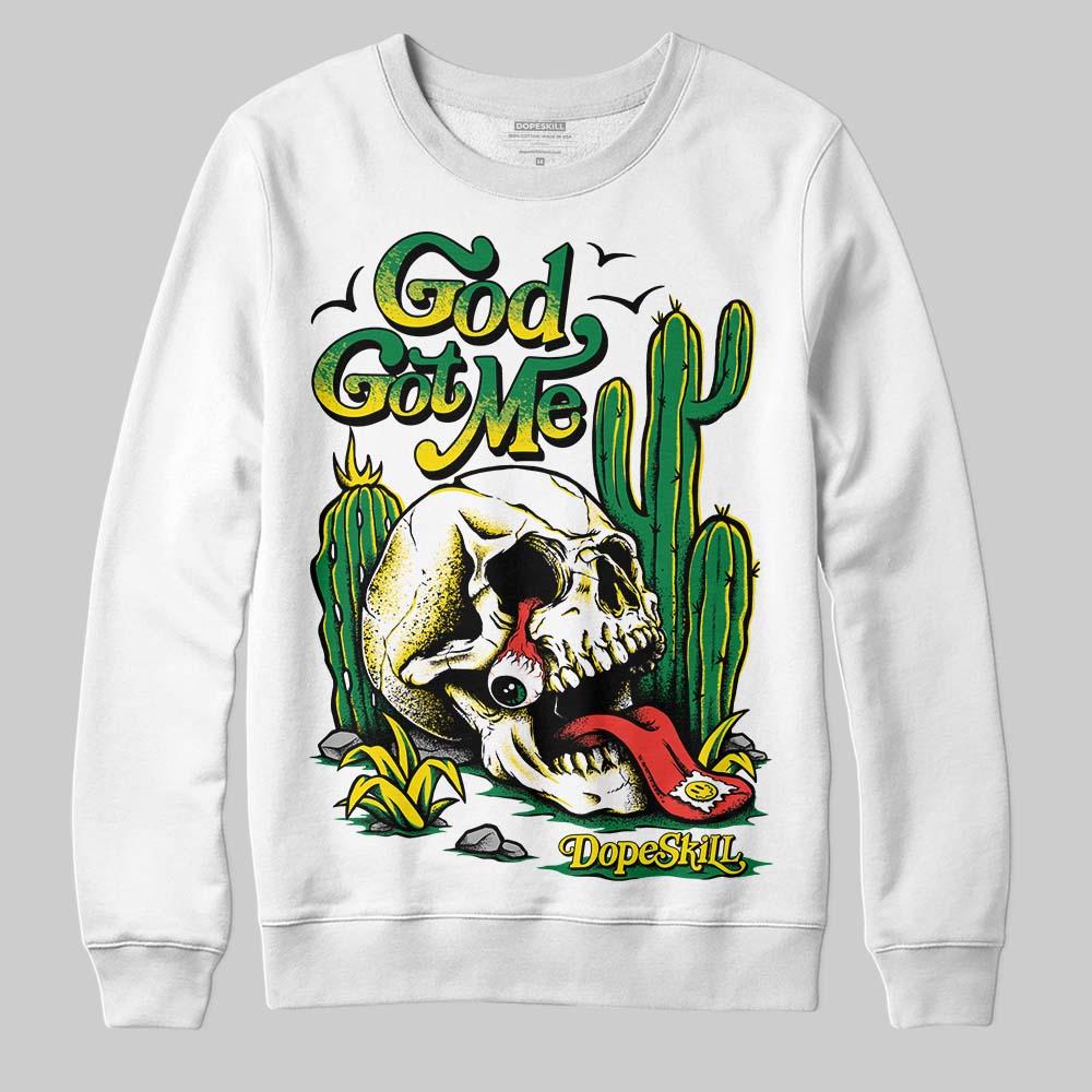 Dunk Reverse Brazil DopeSkill Sweatshirt God Got Me Graphic