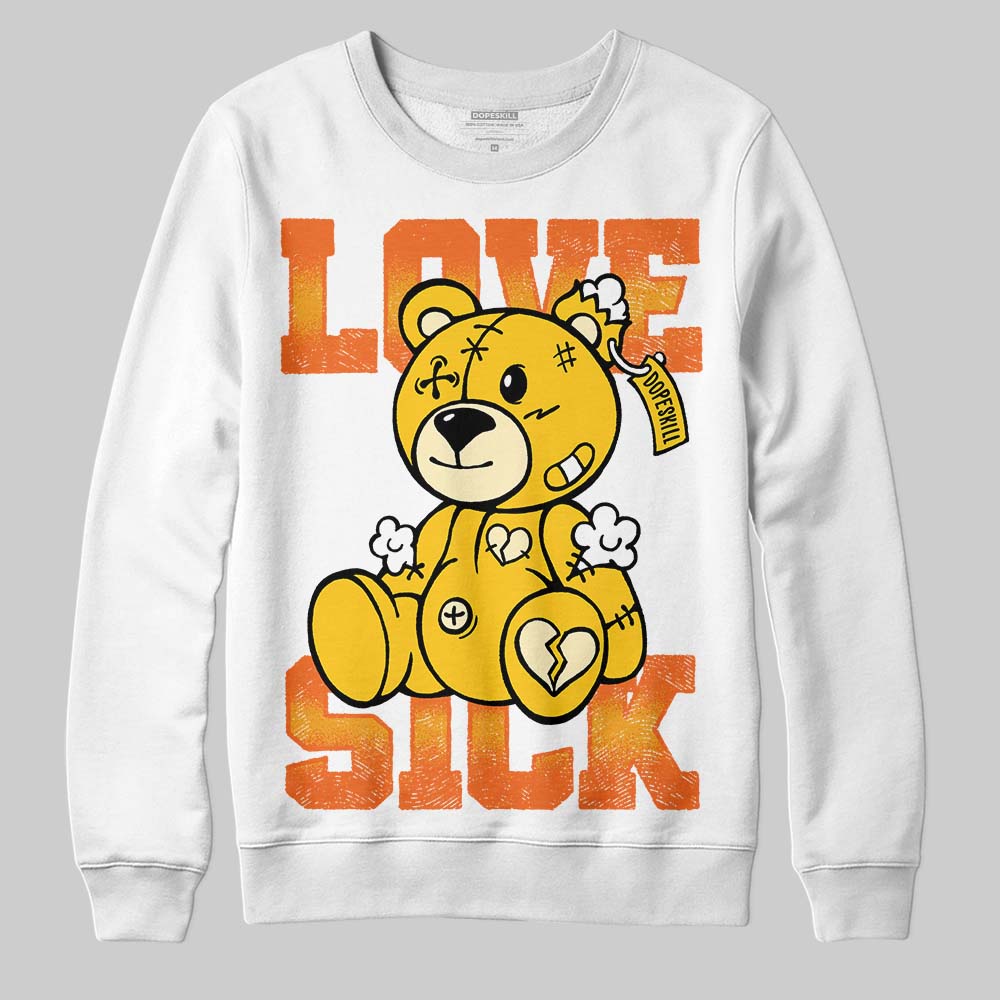 Yellow Collection DopeSkill Sweatshirt Love Sick Graphic
