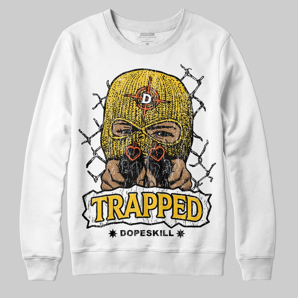 Yellow Collection DopeSkill Sweatshirt New Trapped Graphic