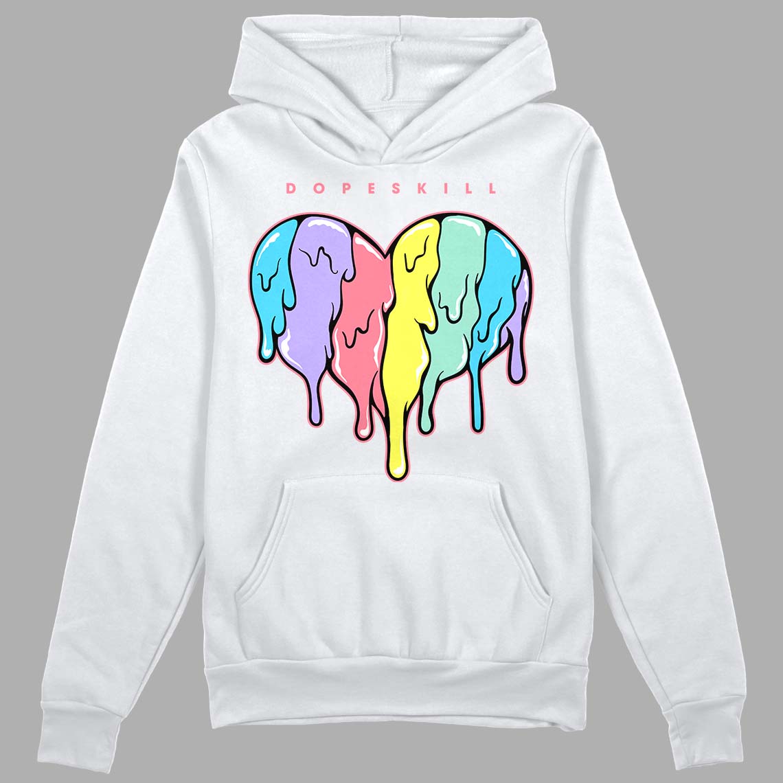 Candy Easter Dunk Low DopeSkill Hoodie Sweatshirt Slime Drip Heart Graphic