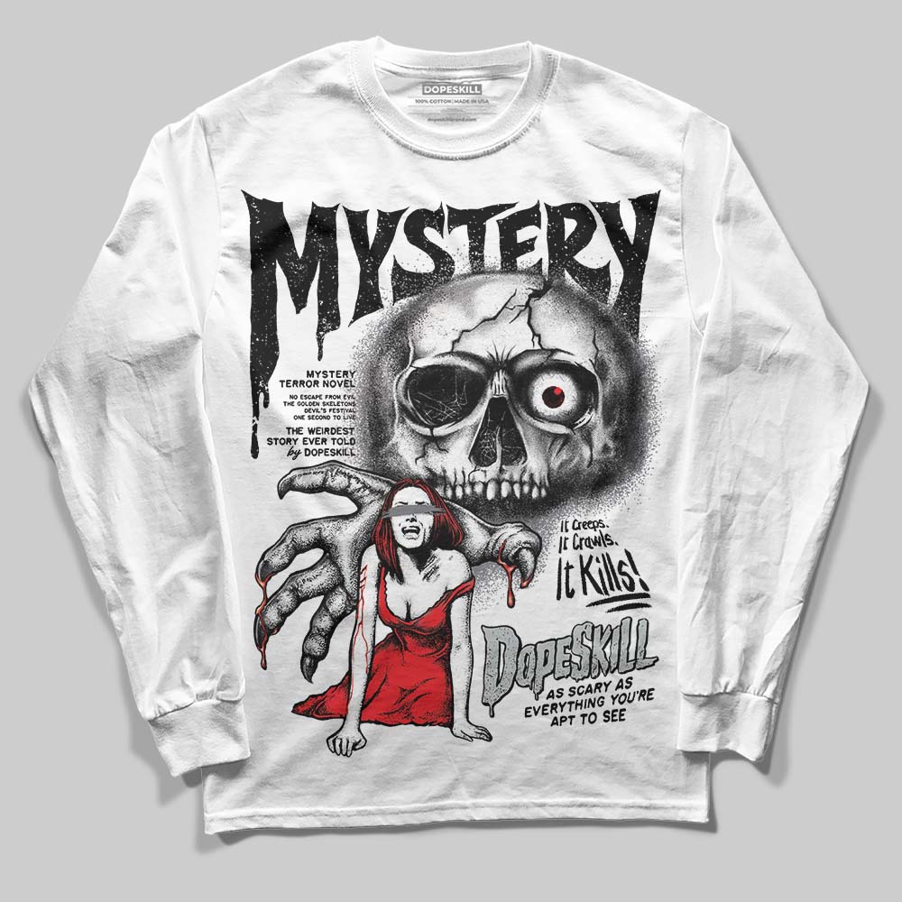 Fear 4s DopeSkill Long Sleeve T-Shirt Mystery Ghostly Grasp Graphic
