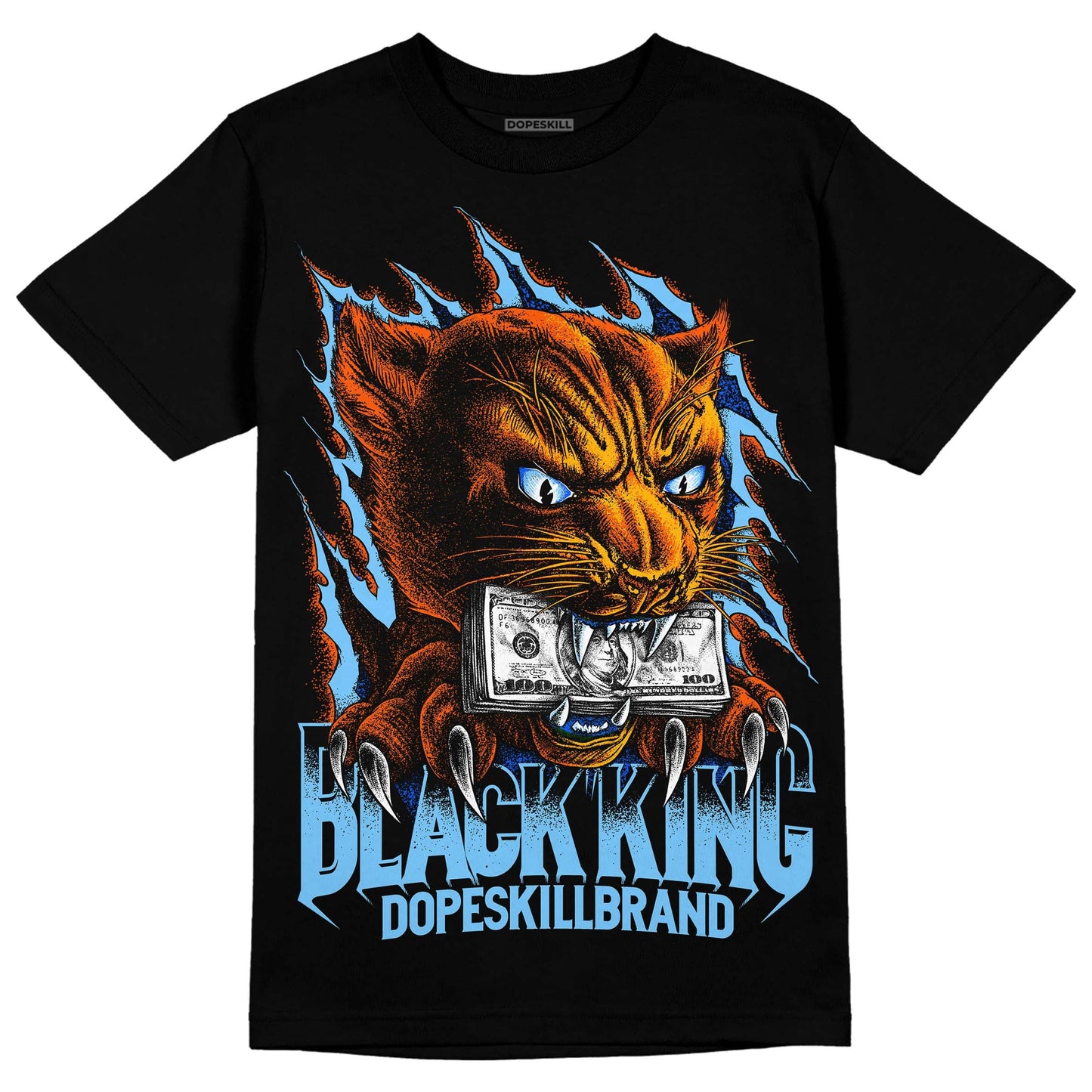 Dunk Low Futura University Blue DopeSkill T-Shirt Black King Graphic