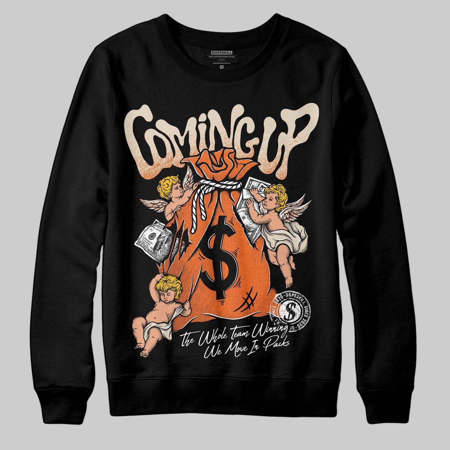 Starfish 3s DopeSkill Sweatshirt Money Bag Coming Up Graphic