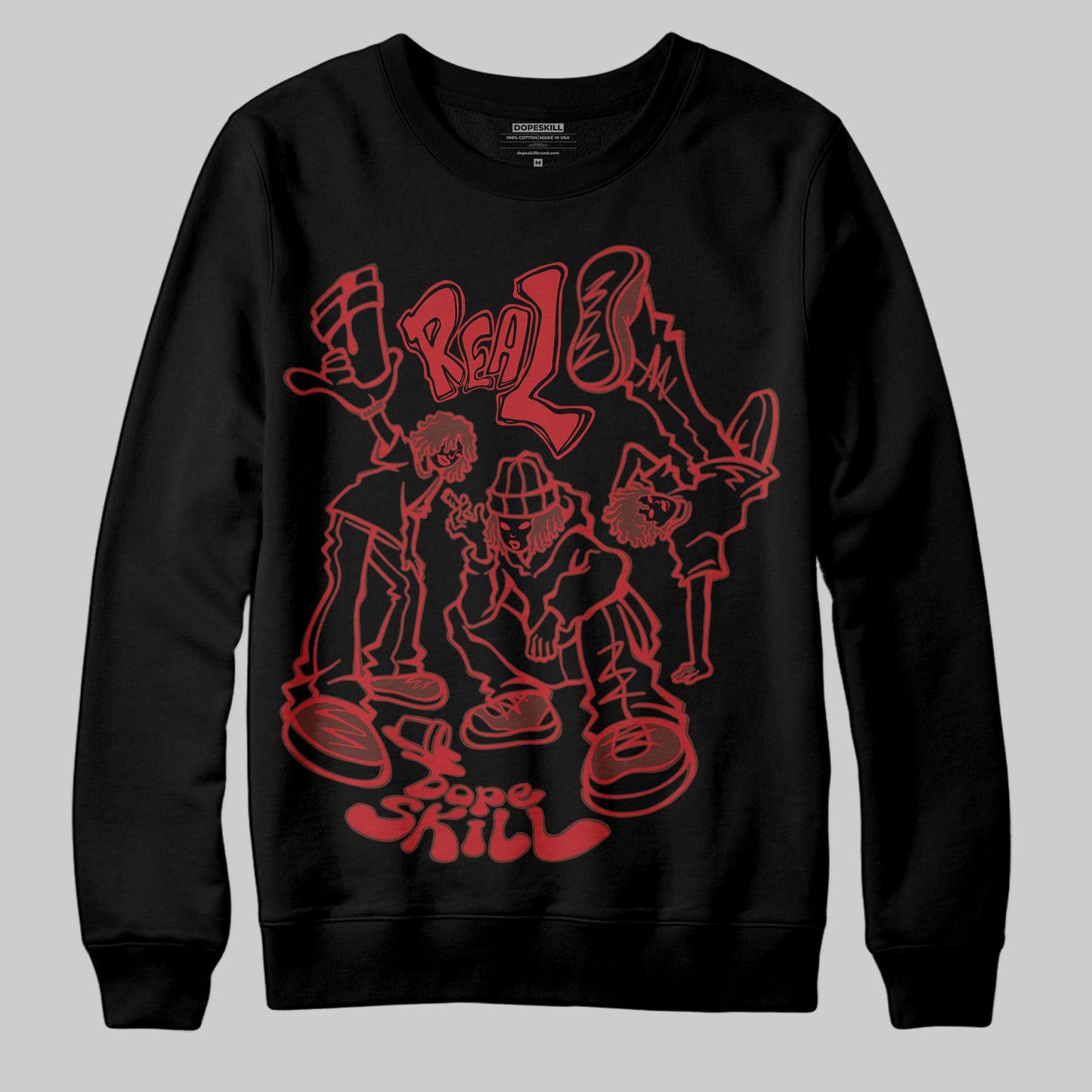 Black Toe Reimagined 1s DopeSkill Sweatshirt Real Y2K Players Graphic