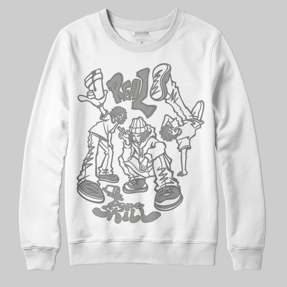 Cool Grey 9s DopeSkill Sweatshirt Real Y2K Players Graphic