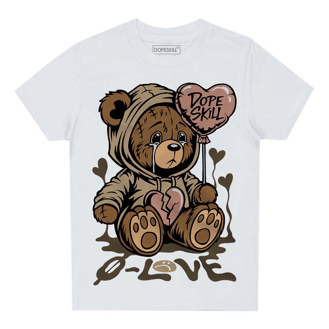 TAN Collection DopeSkill Toddler Kids T-shirt Broken Bear Graphic