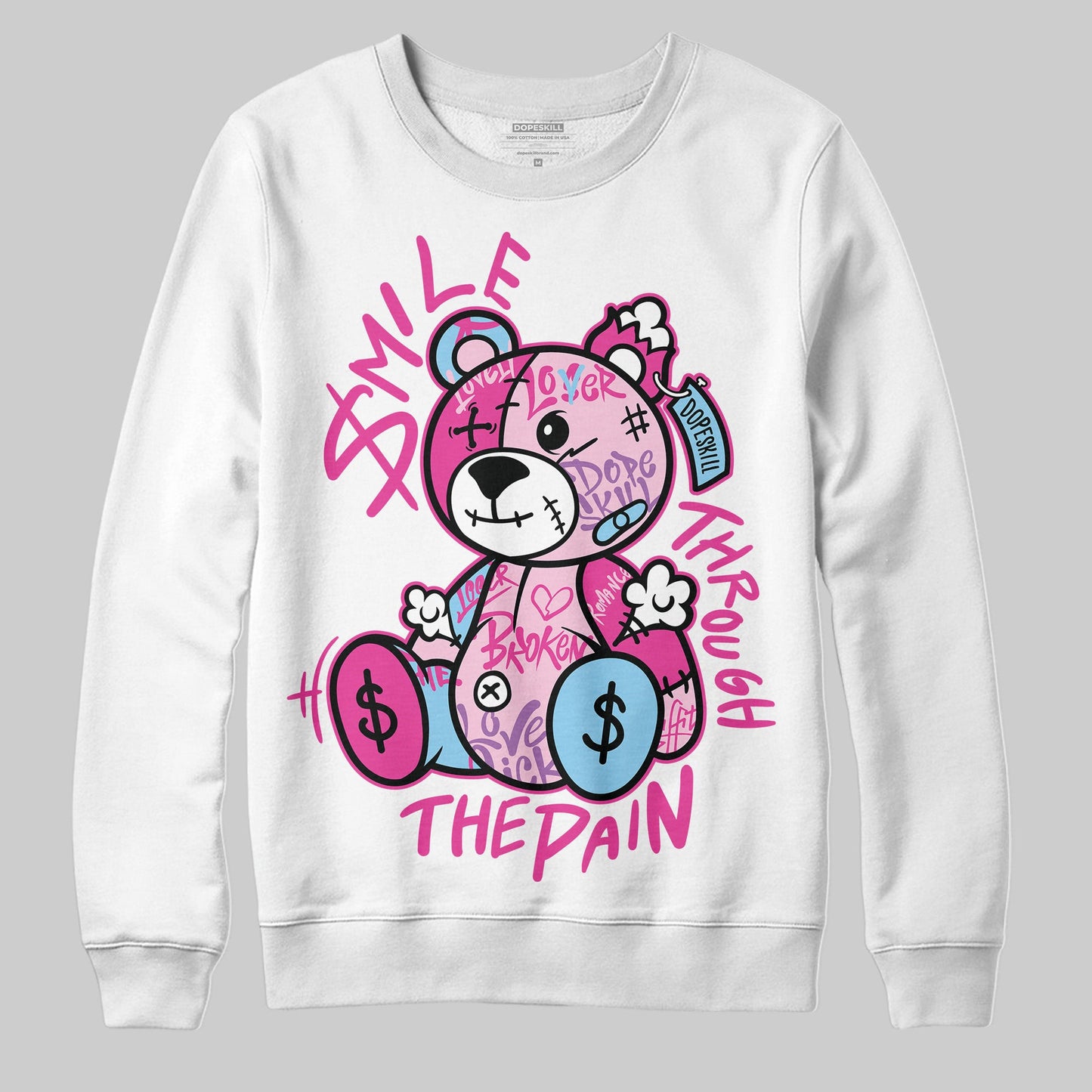 Doernbecher 6s DopeSkill Sweatshirt Smile Through The Pain Graphic