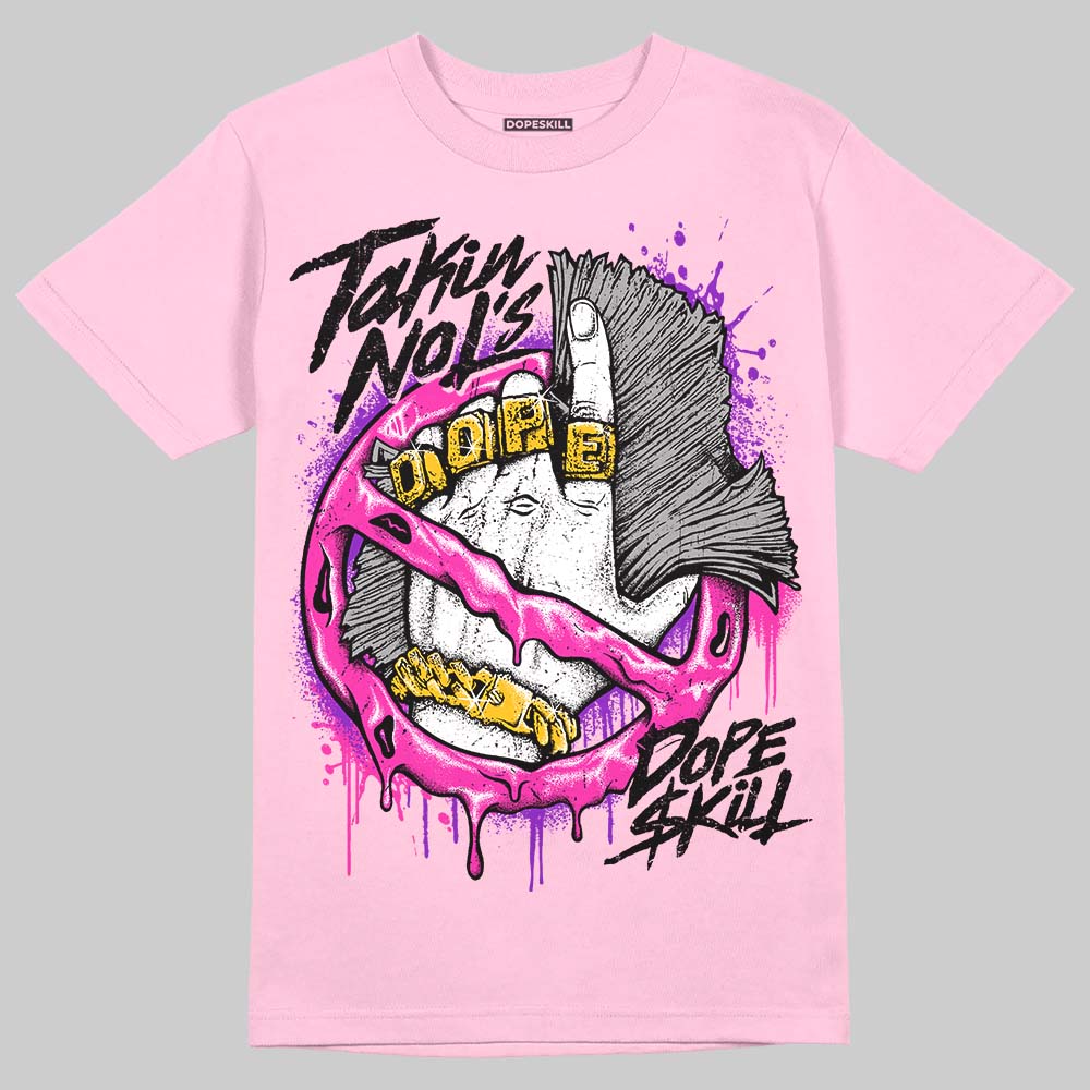 Pink Collection DopeSkill Pink T-shirt Takin No L's Graphic