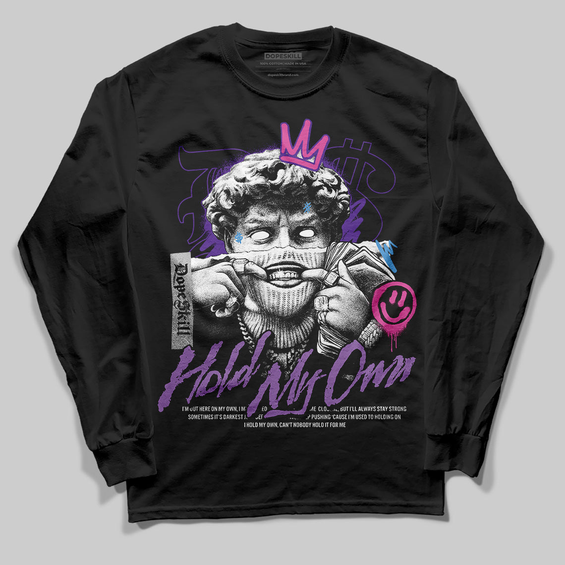 PURPLE Collection DopeSkill Long Sleeve T-Shirt In My Way Graphic