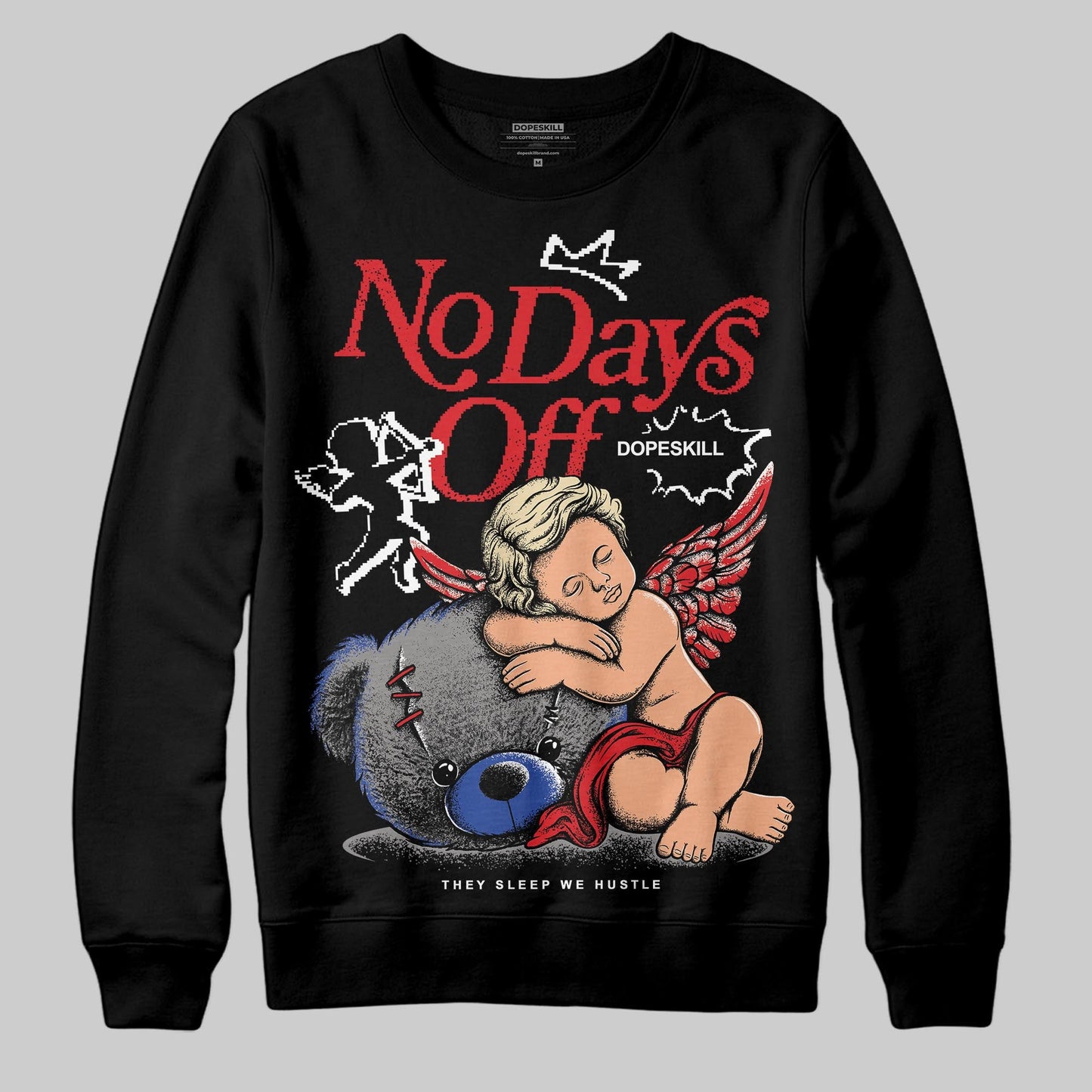 Seoul 2.0 3s DopeSkill Sweatshirt New No Days Off Graphic